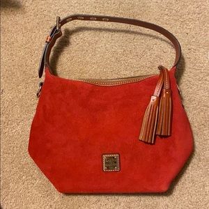 Suede dooney and bourke bag